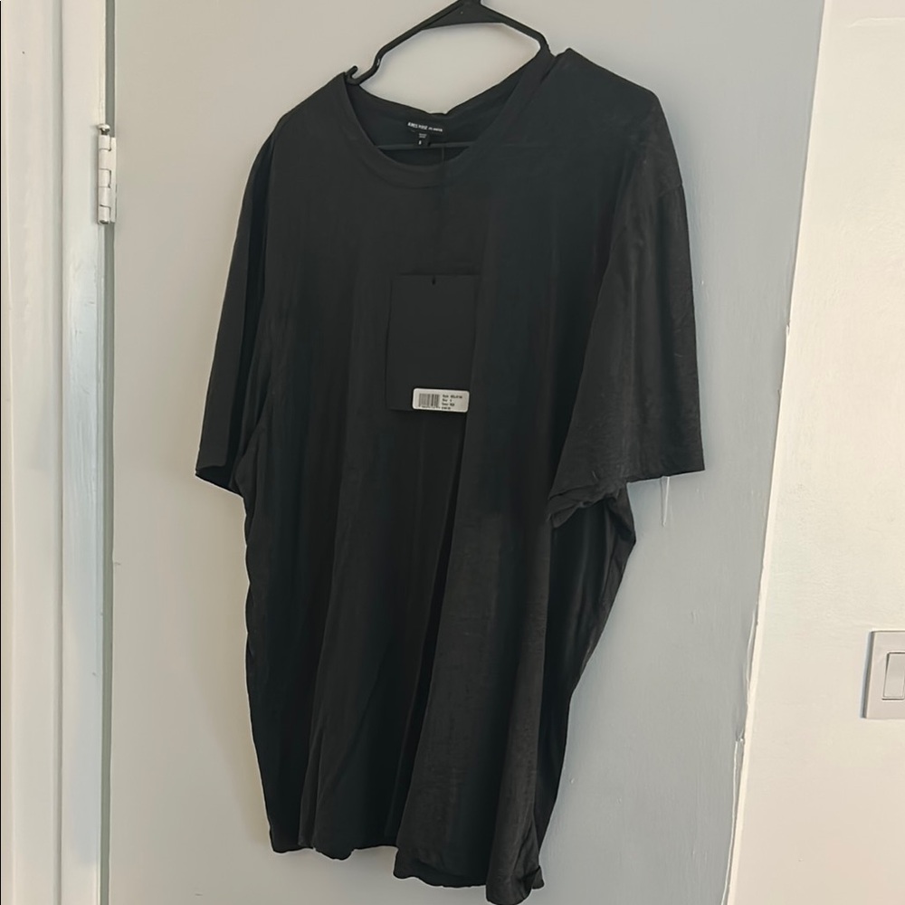 James Perse Charcoal Short Sleeve Tee